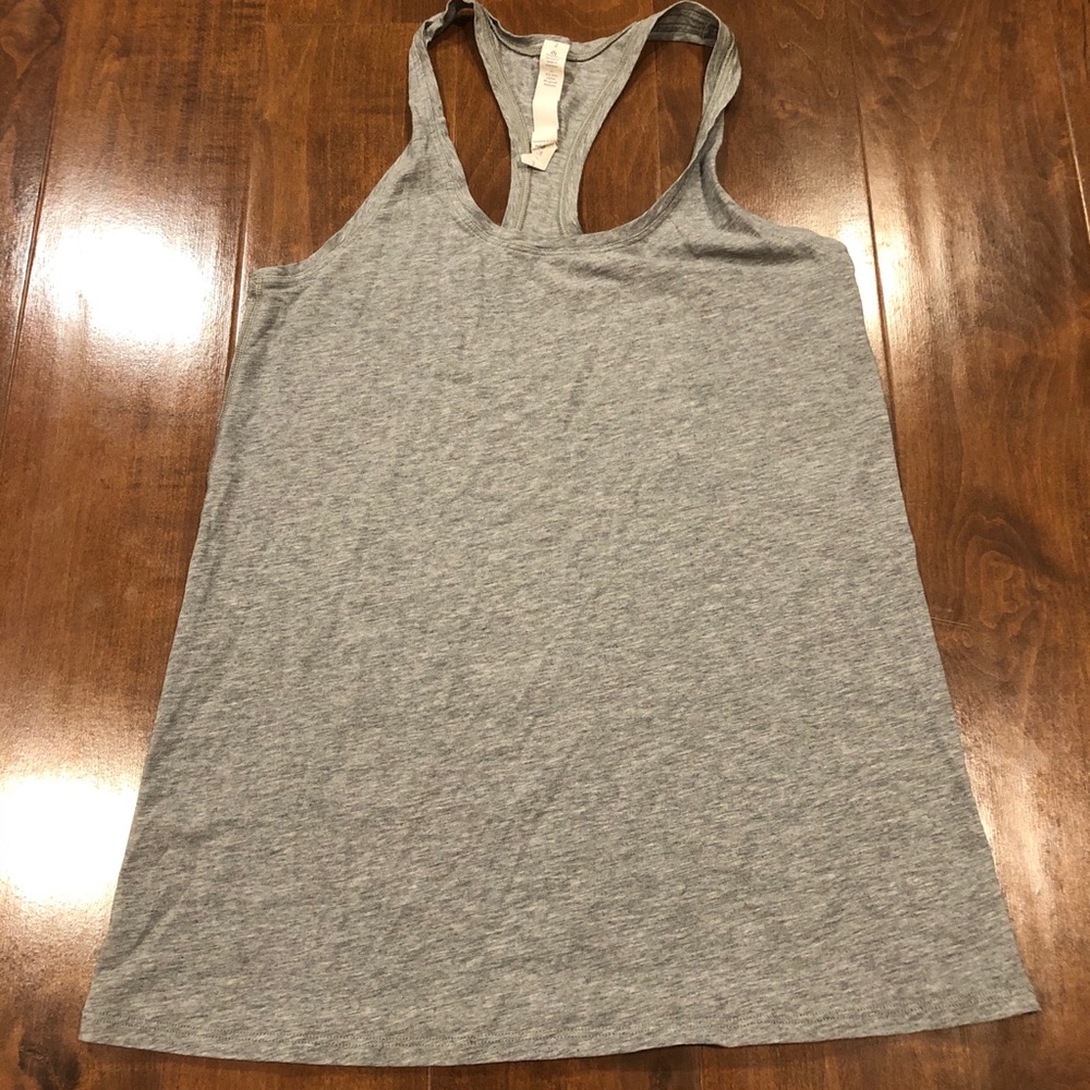GRAY LULULEMON TANK